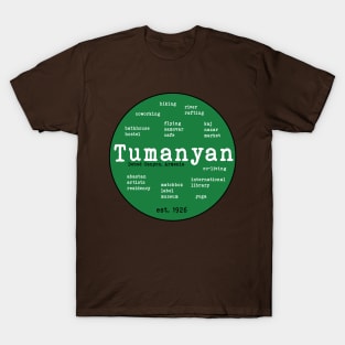 Tumanyan Town - green circle T-Shirt